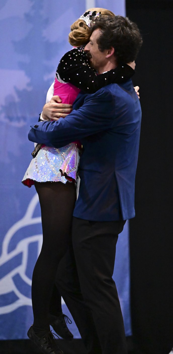 James Owen Weatherall and Cailin O’Connor at the 2025 Western US Oireachtas Irish dance competition
